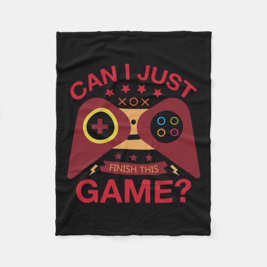 Ich habe gerade das Game Lover Video Controller Ga Fleecedecke (Vorderseite)