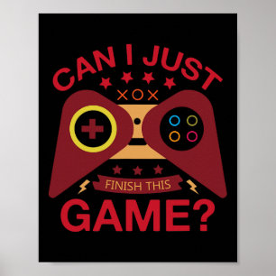 Ich habe gerade das Game Lover Video Controller Ga Poster