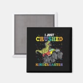 Ich habe gerade den Kindergarten Dinosaurier Trex  Magnet (Vorderseite/Rückseite)