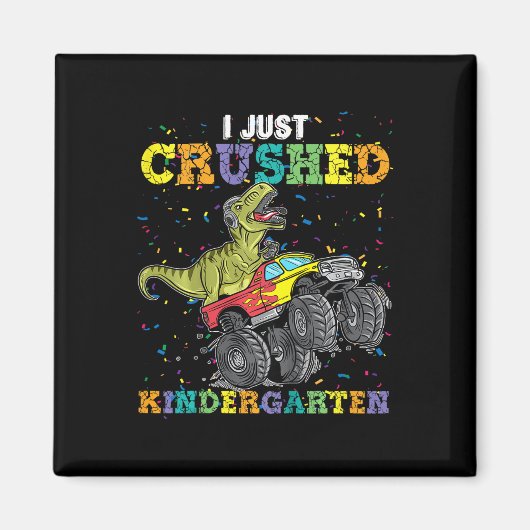 Ich habe gerade den Kindergarten Dinosaurier Trex  Magnet (Vorne)