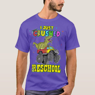 Ich habe gerade den Vorschul-Monster-Truck-Dinosau T-Shirt