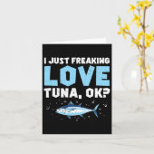 Ich habe gerade die Liebe erfrischt Thunfischfänge Karte (Gelbe Blume)