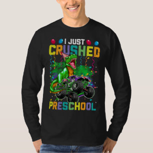 Ich habe gerade die Vorschul-Dinosaurier-Jungs-Mon T-Shirt