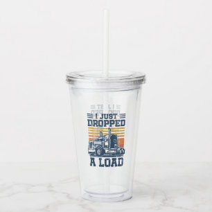 Ich habe gerade ein Last-T-Shirt lustig fallen las Acryltrinkbecher
