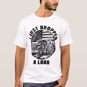 Ich habe gerade einen Lastwagenwald-Amerikaner fal T-Shirt