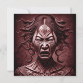 Ich habe gerade einen Nagel zerbrochen Einladung (Rückseite)