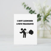 Ich habe gerade einen neuen Duft gestartet Postkarte (Stehend Vorderseite)