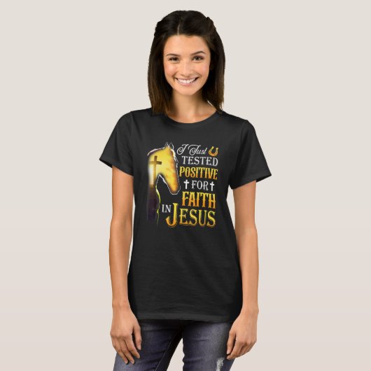 Ich habe gerade für den Glauben an Jesus Cross Ho  T-Shirt (Vorne ganz)