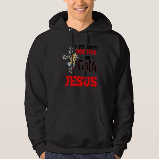 Ich habe gerade für den Glauben an Jesus Glück get Hoodie (Vorderseite)