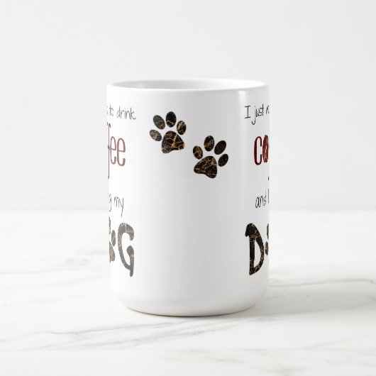 Ich habe gerade Gewollt, Kaffee zu trinken und mei Kaffeetasse (Mittel)