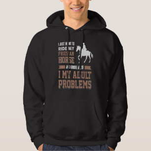 Ich habe gerade Gewollt, mein Priesenpferd mit mei Hoodie