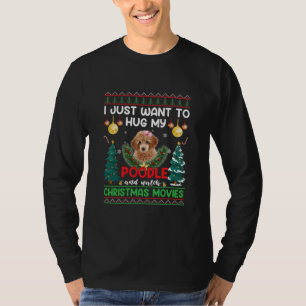 Ich habe gerade Gewollt, meinen Poodle-Hund Weihna T-Shirt