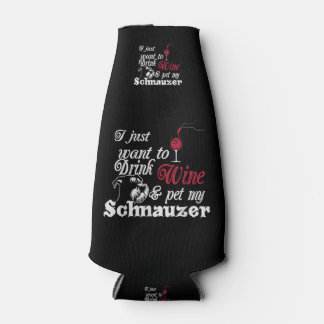 Ich habe gerade Gewollt, um Wein zu trinken und me Flaschenkühler