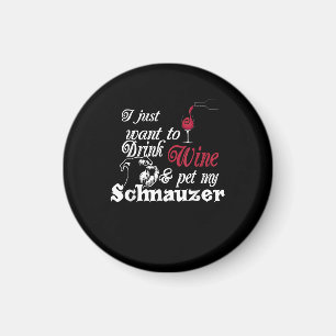 Ich habe gerade Gewollt, um Wein zu trinken und me Magnet