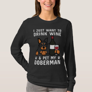 Ich habe gerade Gewollt, Wein zu trinken und meine T-Shirt