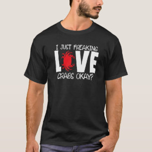Ich habe gerade Liebe Crabs Crab Joke Crustacean F T-Shirt