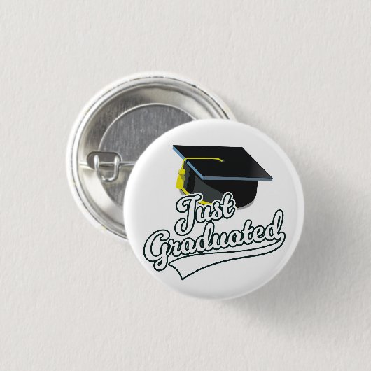 Ich habe gerade studiert! button (Vorne & Hinten)