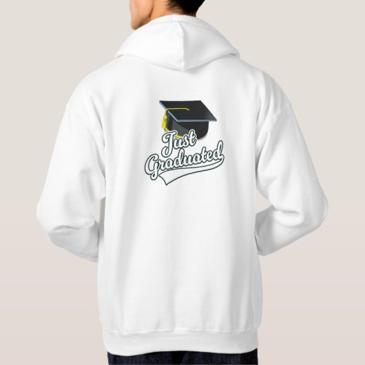 Ich habe gerade studiert! hoodie (Rückseite)