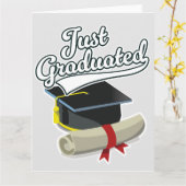 Ich habe gerade studiert! karte (Gelbe Blume)