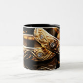 Ich habe gerade verheiratet got! zweifarbige tasse (Mittel)