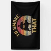 Ich habe geraucht, dass die lustige GRILLEN Smoker Banner (Vertikal)