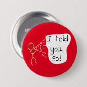 Ich habe gesagt, so Abzeichen Politik Labour Party Button (Vorne & Hinten)