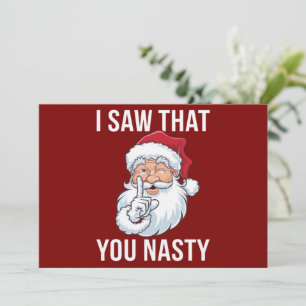 Ich habe gesehen, dass du Weihnachten Eklig Unglau