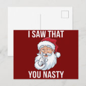 Ich habe gesehen, dass du Weihnachten Eklig Unglau (Vorne/Hinten)