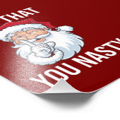 Ich habe gesehen, dass du Weihnachten Eklig Unglau Fotodruck (Ecke)