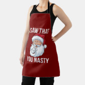 Ich habe gesehen, dass du Weihnachten Eklig Unglau Schürze (InSitu)