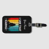 Ich habe gesehen, dass Karma Gepäckanhänger (Vorderseite (Horizontal))