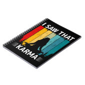 Ich habe gesehen, dass Karma Notizblock (Linke Seite)