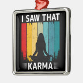 Ich habe gesehen, dass Karma Ornament Aus Metall (Links)