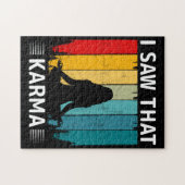 Ich habe gesehen, dass Karma Puzzle (Horizontal)