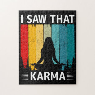 Ich habe gesehen, dass Karma Puzzle