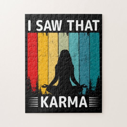 Ich habe gesehen, dass Karma Puzzle (Vertikal)