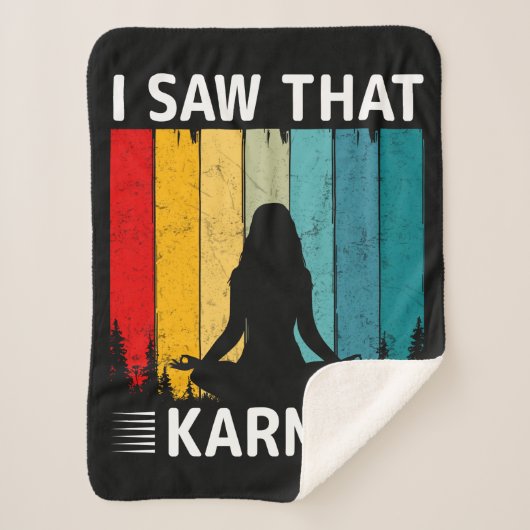 Ich habe gesehen, dass Karma Sherpadecke (Vorderseite)