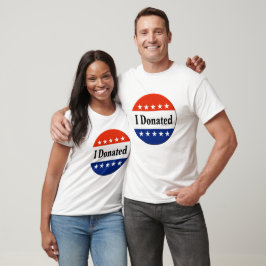 Ich habe gespendet T-Shirt