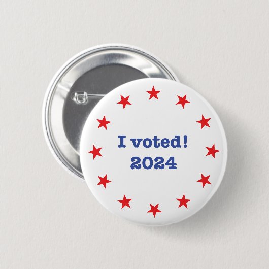 Ich habe gewählt! 2024 button (Vorne & Hinten)