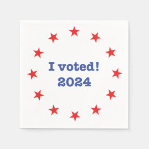 Ich habe gewählt! 2024 serviette