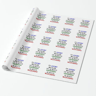 Ich habe Glück Geschenkpapier