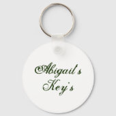 Ich habe Glück, St. Patrick's Day, Round Schlüssel Schlüsselanhänger (Rückseite)