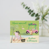 Ich habe Golf Beach Budget FLAT Move verschoben Ankündigung (Stehend Vorderseite)