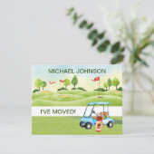 Ich habe Golf Cart Grüntöne gewechselt Man Budget  Ankündigung (Stehend Vorderseite)