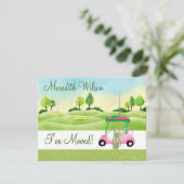 Ich habe Golf Cart-Grüntöne verschoben Sun Budget  Ankündigung (Stehend Vorderseite)