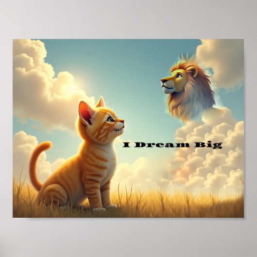 Ich habe große Träume Poster (Vorne)
