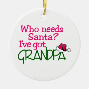 Ich habe Großvater Keramikornament