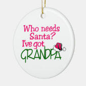 Ich habe Großvater Keramikornament (Links)