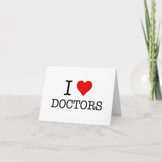 Ich habe Herzärzte Personalisiert Dankeskarte (Vorderseite)