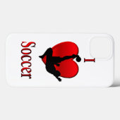 Ich habe Herzsoccer Case-Mate iPhone Hülle (Rückseite (Horizontal))
